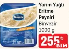 BİNVEZİR YARIM YAĞLI ERİTME PEYNİRİ 1000 G indirimli fiyat BİNVEZİR YARIM YAĞLI ERİTME PEYNİRİ 1000 G fiyat ve kampanya bilgisi